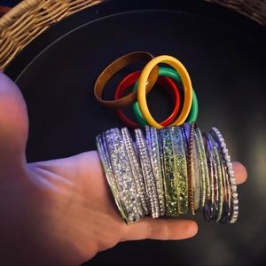 Lot Of Bangle Bracelets